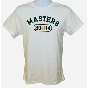 Masters 2014 Augusta Golf Tournament White T-Shirt Youth XL (16/18) Short Sleeve